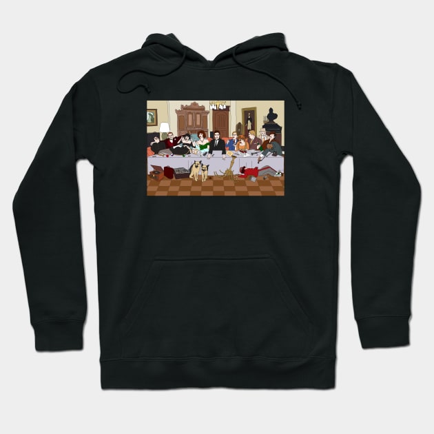 The Last Supper at Boddy Mansion Hoodie by thecompassrose